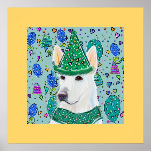 GERMAN SHEPHERD POSTER (Voorkant)