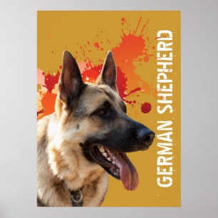 German Shepherd Poster