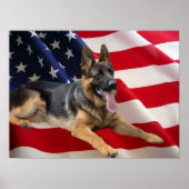German Shepherd Print (Voorkant)