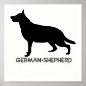 German Shepherd Print (Voorkant)