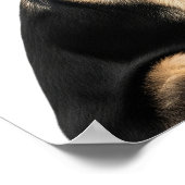 German Shepherd Profiel Poster (Hoek)