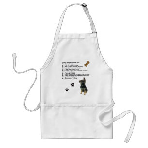 German Shepherd Property Laws Apron Standaard Schort