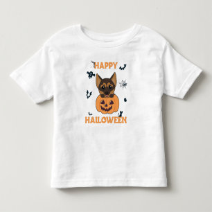 German Shepherd Pumpkin Dogs Happy Halloween Kinder Shirts