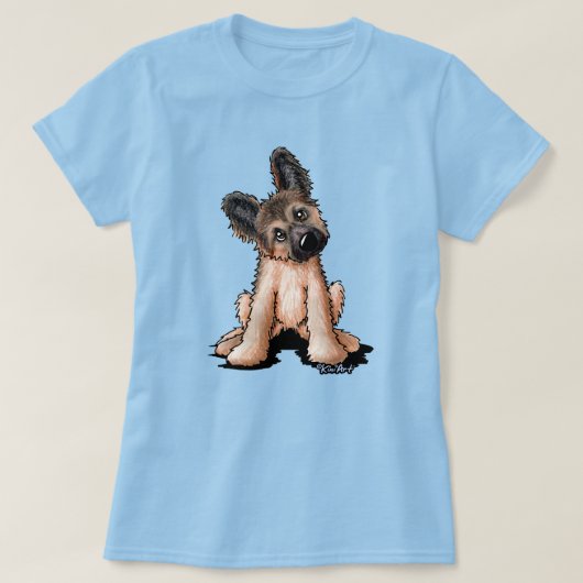 German Shepherd Pup T-shirt (Design voorkant)