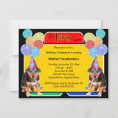 German Shepherd Puppy Birthday Barker Kaart (Voorkant)