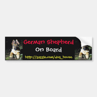 German-Shepherd Puppy Bumpersticker