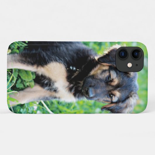 German Shepherd Puppy Case-Mate iPhone Case (Achterkant (horizontaal))