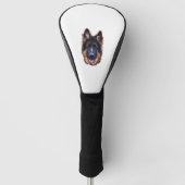 German Shepherd Puppy Dog Golfheadcover (Voorkant)