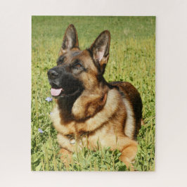 German Shepherd Puppy Dog Legpuzzel