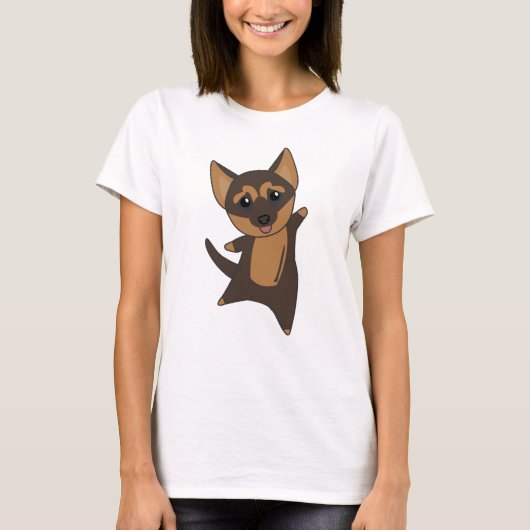 German Shepherd Puppy Dog T-shirt (Voorkant)