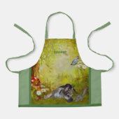 German Shepherd Puppy Fantasy Personalized Schort (Voorkant)