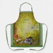 German Shepherd Puppy Fantasy Personalized Schort (Voorkant)