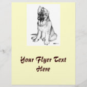 German Shepherd Puppy Flyer (Voorkant)