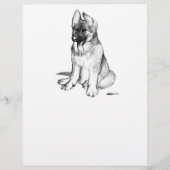 German Shepherd Puppy Flyer (Voorkant)