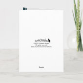 German Shepherd Puppy Funny Birthday Card Kaart (Achterkant)