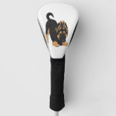 German Shepherd Puppy Golfheadcover (Voorkant)