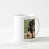 German Shepherd Puppy Koffiemok (Voorkant rechts)
