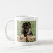 German Shepherd Puppy Koffiemok (Links)