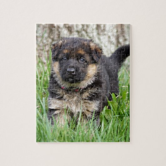 German Shepherd Puppy Legpuzzel (Verticaal)