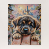German Shepherd Puppy Legpuzzel (Verticaal)