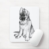 German Shepherd Puppy Muismat (Met muis)