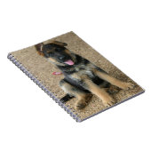 German Shepherd Puppy notebook Notitieboek (Rechterzijde)