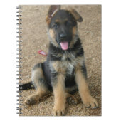 German Shepherd Puppy notebook Notitieboek (Voorkant)