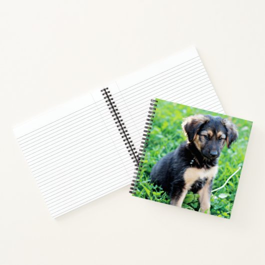 German Shepherd Puppy Notitieboek (Binnen)