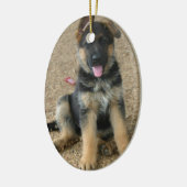 German Shepherd Puppy Ornament (Links)