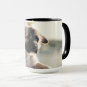 German Shepherd Puppy over Ledge Mok (Voorkant rechts)