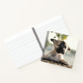 German Shepherd Puppy over Ledge Notitieboek (Binnen)