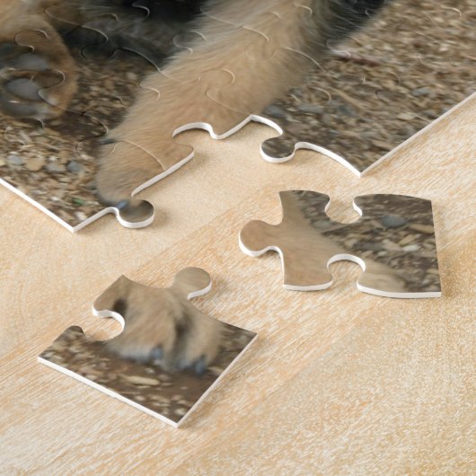 German Shepherd Puppy Puzzle Legpuzzel (Zijkant)