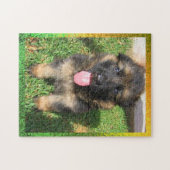 German Shepherd Puppy Puzzle Legpuzzel (Horizontaal)