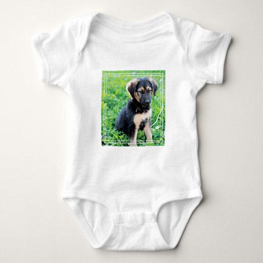 German Shepherd Puppy Romper (Voorkant)