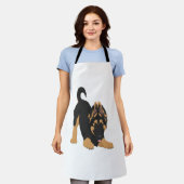 German Shepherd Puppy Schort (Gedragen)