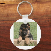 German Shepherd Puppy Sleutelhanger (Voorkant)