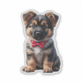 German Shepherd Puppy Sticker (Voorkant)