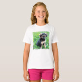 German Shepherd Puppy T-shirt (Voorkant volledig)