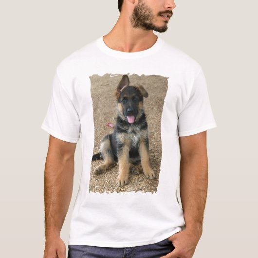 German Shepherd Puppy T-Shirt (Voorkant)
