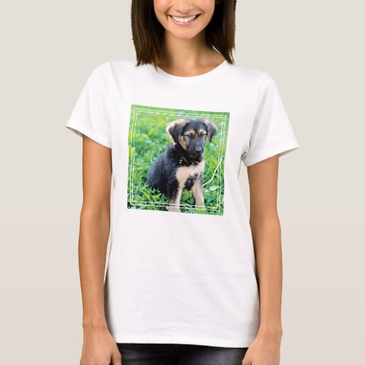 German Shepherd Puppy T-shirt (Voorkant)