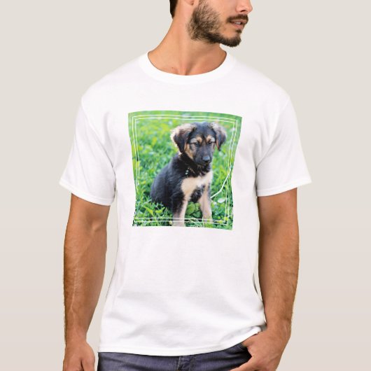 German Shepherd Puppy T-shirt (Voorkant)