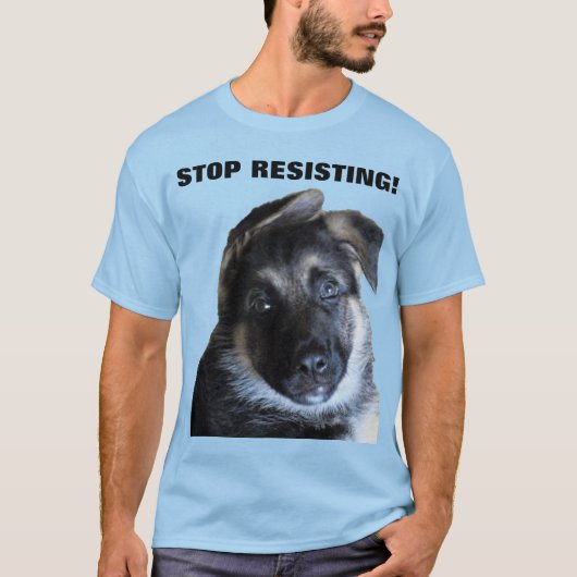 GERMAN SHEPHERD PUPPY T-Shirt (Voorkant)