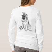 German Shepherd Puppy T-shirt (Achterkant)