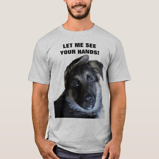 GERMAN SHEPHERD PUPPY T-Shirt (Voorkant)