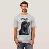 GERMAN SHEPHERD PUPPY T-Shirt (Voorkant volledig)