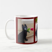 German Shepherd Puppy Valentijn Love Roos Koffiemok (Links)