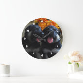 German Shepherd Puppy: Wandklok (Huis)