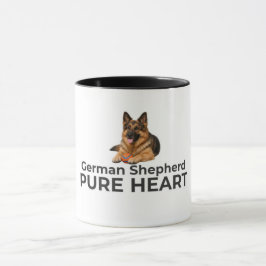 German Shepherd Pure Heart Mug – Loyal Dog Gift Mok