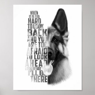 German Shepherd Quote, German Shepherd Poster