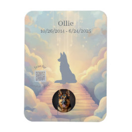 German Shepherd Rainbow Bridge Magnet Magneet